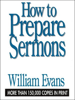 cover image of How to Prepare Sermons